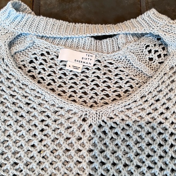 Ten Sixty Sherman Light Blue Sweater - L - Picture 6 of 7